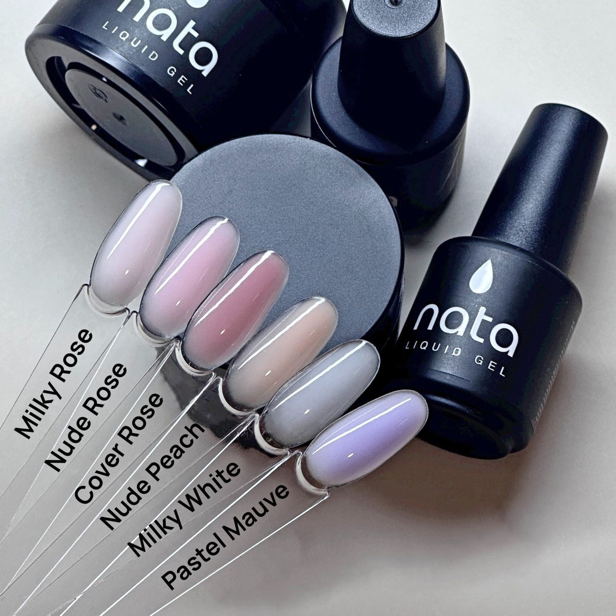 Gel de uñas NATA 30 ml – Líquido – Pastel mauve